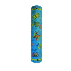 Yair Emanuel Large Hand Painted Wood Mezuzah ... | Mezuzahs by Emanuel