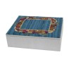 Yair Emanuel Wood Fabric Blue Embroidered J... | Gift Ideas by Emanuel