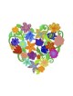Yair Emanuel Hand Painted Wall Decoration Heart... | Hamsas by Emanuel