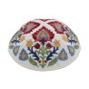 Yair Emanuel Cotton Poly Kippah with Emb... | Kippot & Hats by Emanuel