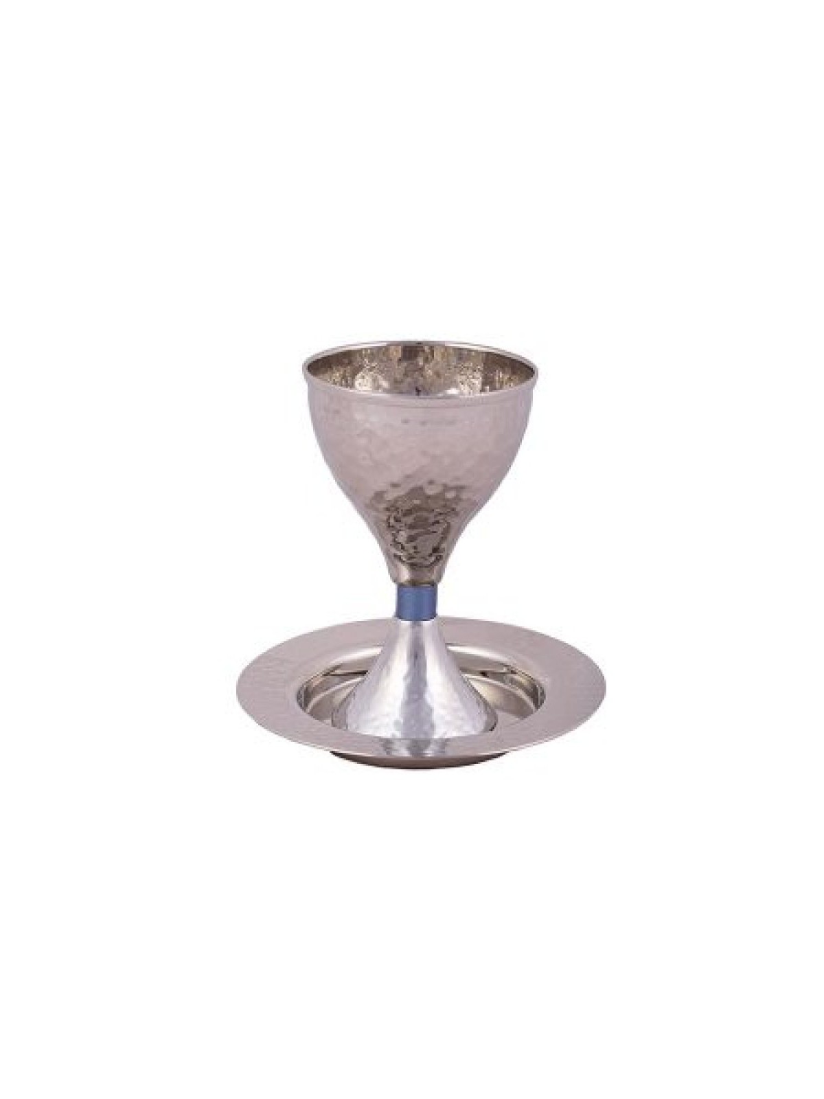 Yair Emanuel Contemporary Hammered Metal ... | Kiddush Cups by Emanuel