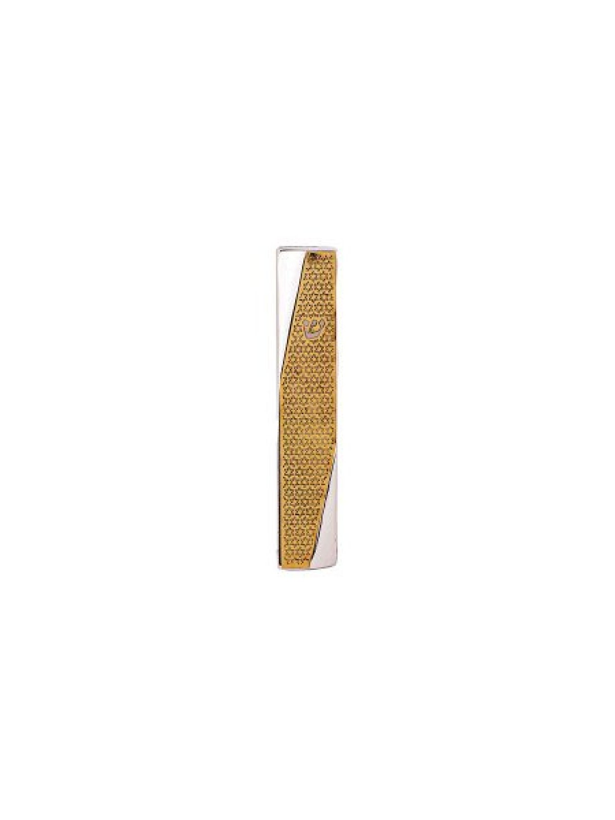 Yair Emanuel Mezuzah Case Geometric Style and... | Mezuzahs by Emanuel