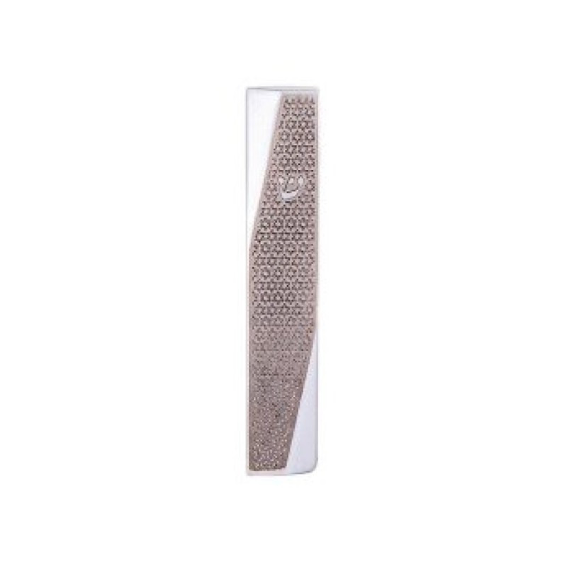 Yair Emanuel Mezuzah Case Geometric Style and... | Mezuzahs by Emanuel
