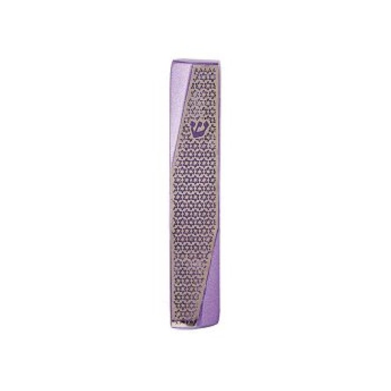 Yair Emanuel Mezuzah Case Geometric Style and... | Mezuzahs by Emanuel