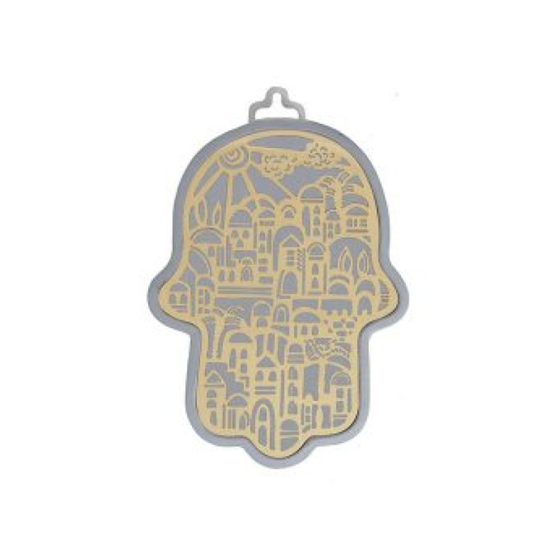 Yair Emanuel Small Wall Hamsa Delicate Jerusale... | Hamsas by Emanuel