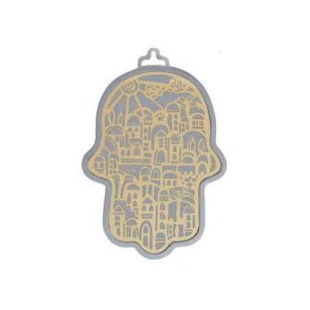 Yair Emanuel Small Wall Hamsa Delicate Jerusale... | Hamsas by Emanuel