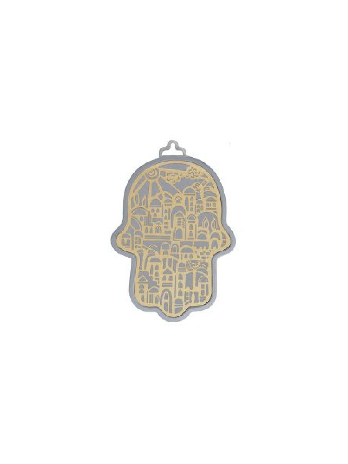 Yair Emanuel Small Wall Hamsa Delicate Jerusale... | Hamsas by Emanuel