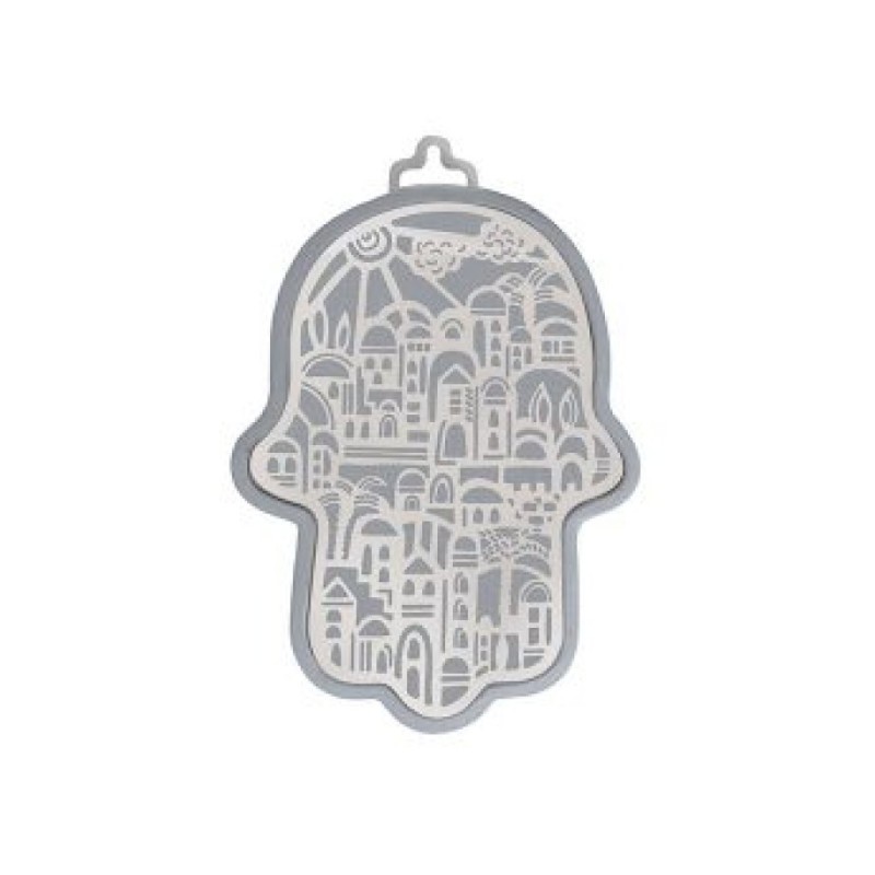 Yair Emanuel Small Wall Hamsa Delicate Jerusale... | Hamsas by Emanuel
