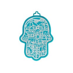 Yair Emanuel Small Wall Hamsa Delicate Jerusale... | Hamsas by Emanuel