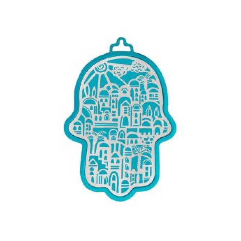 Yair Emanuel Small Wall Hamsa Delicate Jerusale... | Hamsas by Emanuel