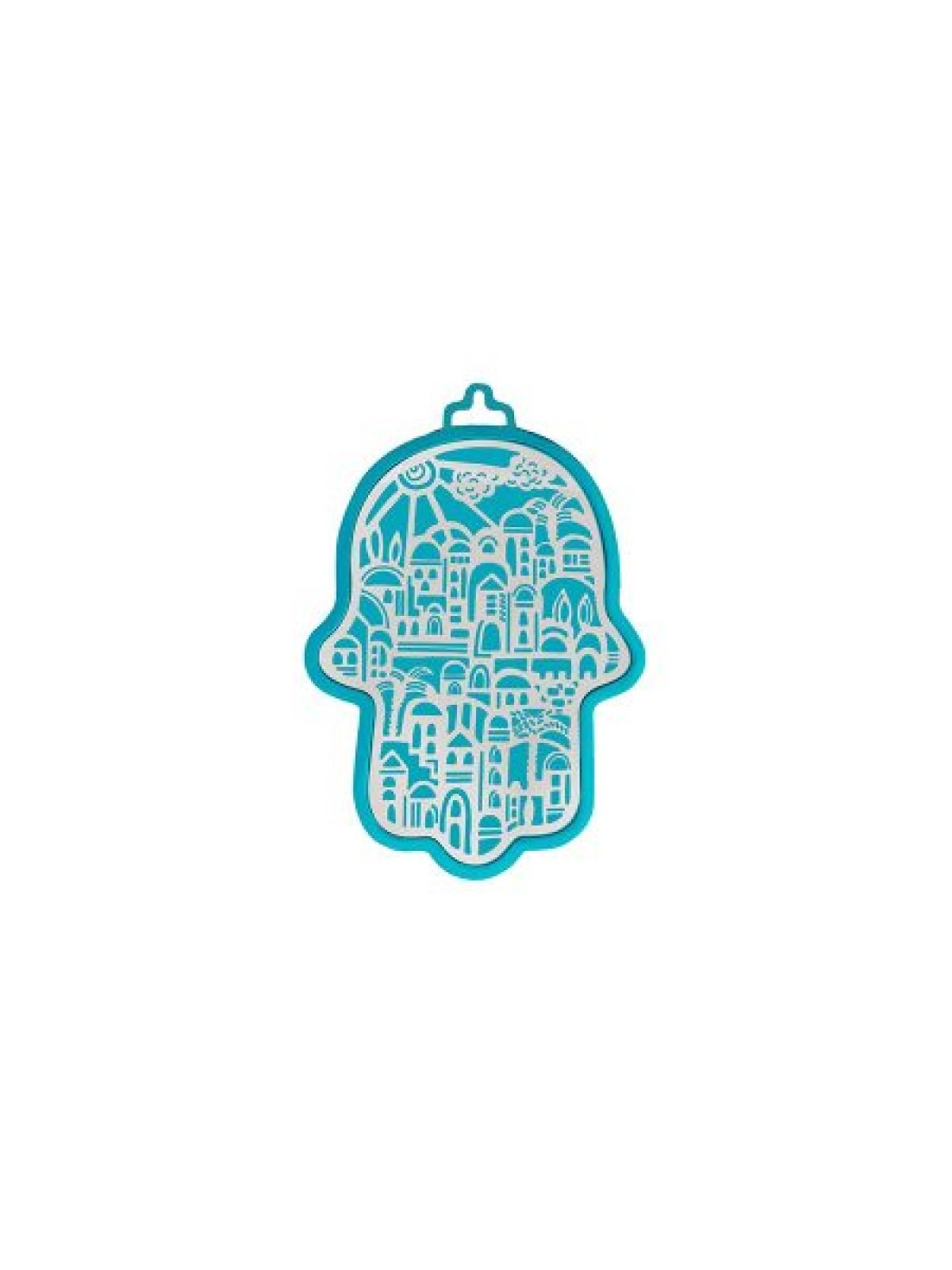 Yair Emanuel Small Wall Hamsa Delicate Jerusale... | Hamsas by Emanuel