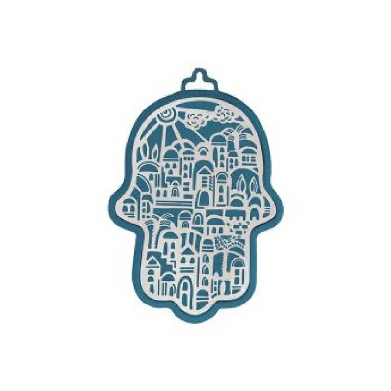 Yair Emanuel Small Wall Hamsa Delicate Jerusale... | Hamsas by Emanuel