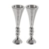 Yair Emanuel Hammered Aluminum Stem Candlestick Colo... | Candlesticks