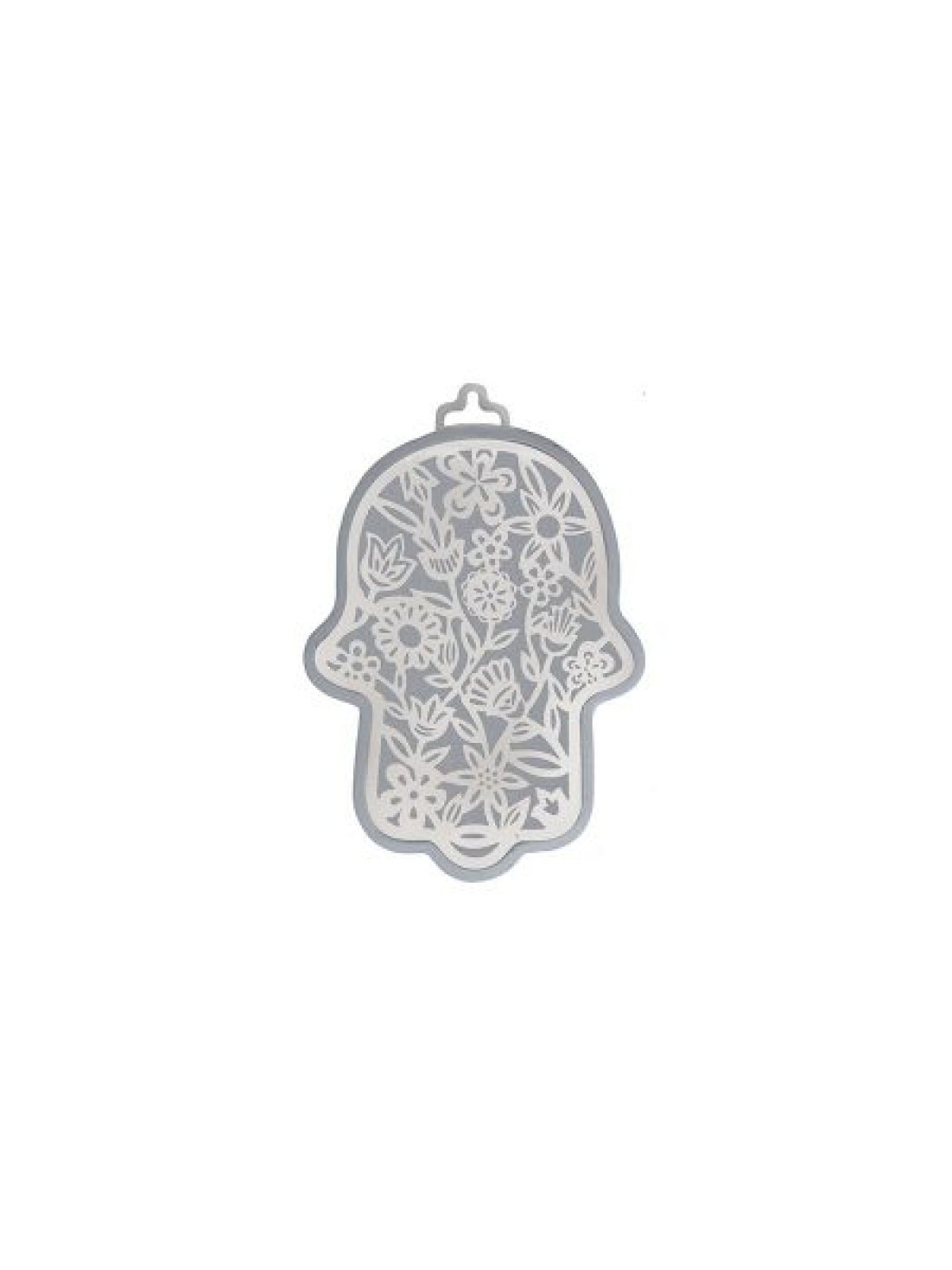 Yair Emanuel Small Wall Hamsa with Delicate Flo... | Hamsas by Emanuel