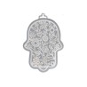 Yair Emanuel Small Wall Hamsa with Delicate Flo... | Hamsas by Emanuel