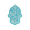 Yair Emanuel Small Wall Hamsa with Delicate Flo... | Hamsas by Emanuel