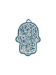 Yair Emanuel Small Wall Hamsa with Delicate Flo... | Hamsas by Emanuel