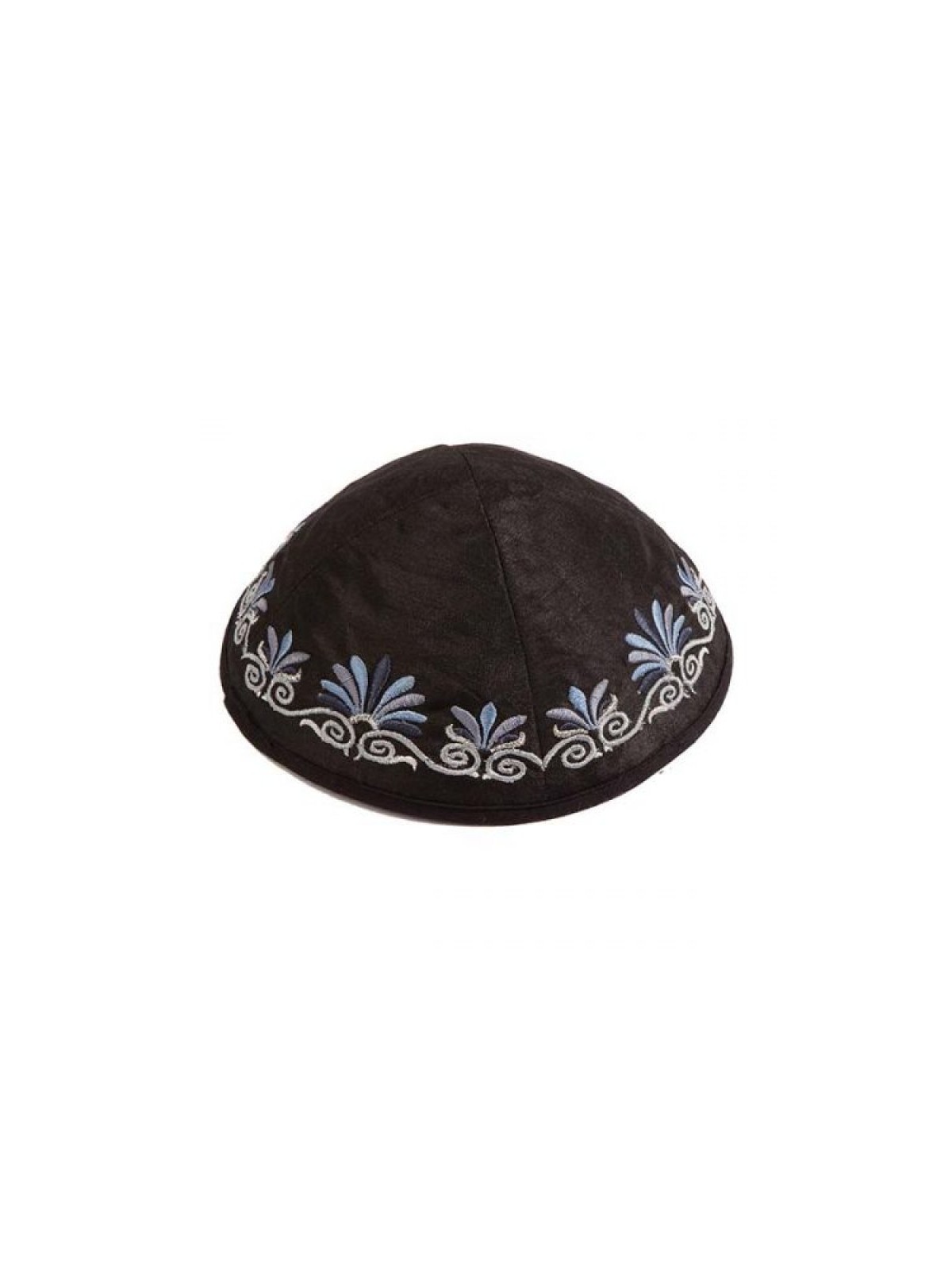 Yair Emanuel Kippah Embroidered Date Pal... | Kippot & Hats by Emanuel