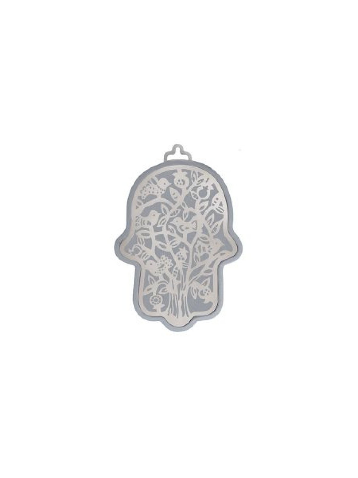 Yair Emanuel Small Wall Hamsa with Delicate Tre... | Hamsas by Emanuel