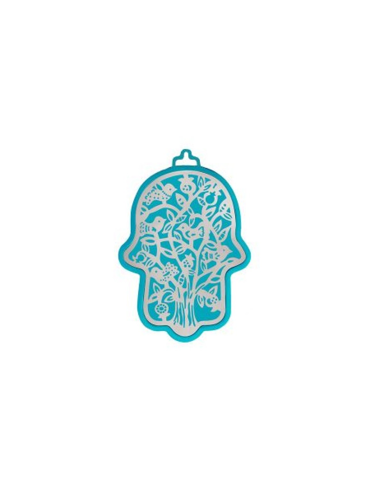 Yair Emanuel Small Wall Hamsa with Delicate Tre... | Hamsas by Emanuel