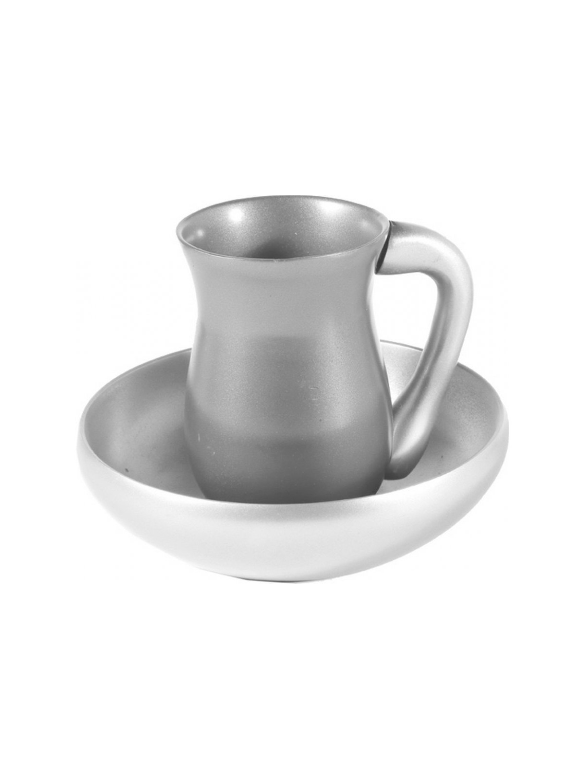 Yair Emanuel Two Piece Aluminum Mayim Achronim Set... | Mayim Achronim