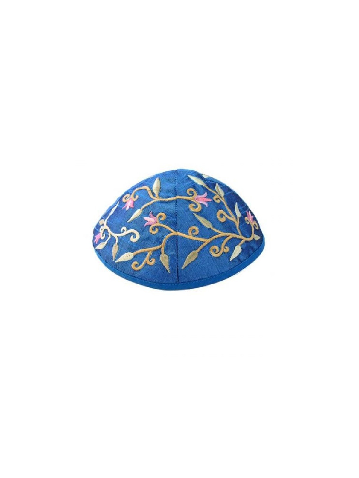 Yair Emanuel Kippah Embroidered Flowers ... | Kippot & Hats by Emanuel