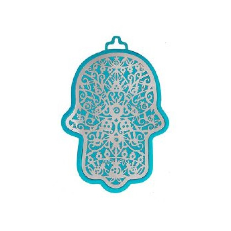 Yair Emanuel Small Wall Hamsa Delicate Pomegran... | Hamsas by Emanuel