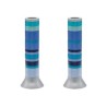 Yair Emanuel Pillar Candlesticks with Full Decorativ... | Candlesticks