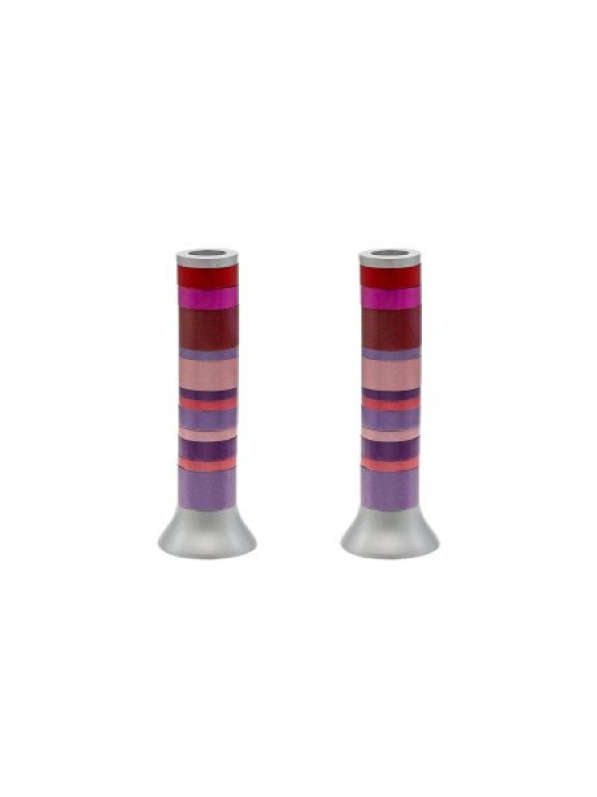 Yair Emanuel Pillar Candlesticks with Full Decorativ... | Candlesticks