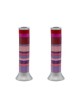 Yair Emanuel Pillar Candlesticks with Full Decorativ... | Candlesticks