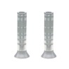 Yair Emanuel Pillar Candlesticks with Full Decorativ... | Candlesticks
