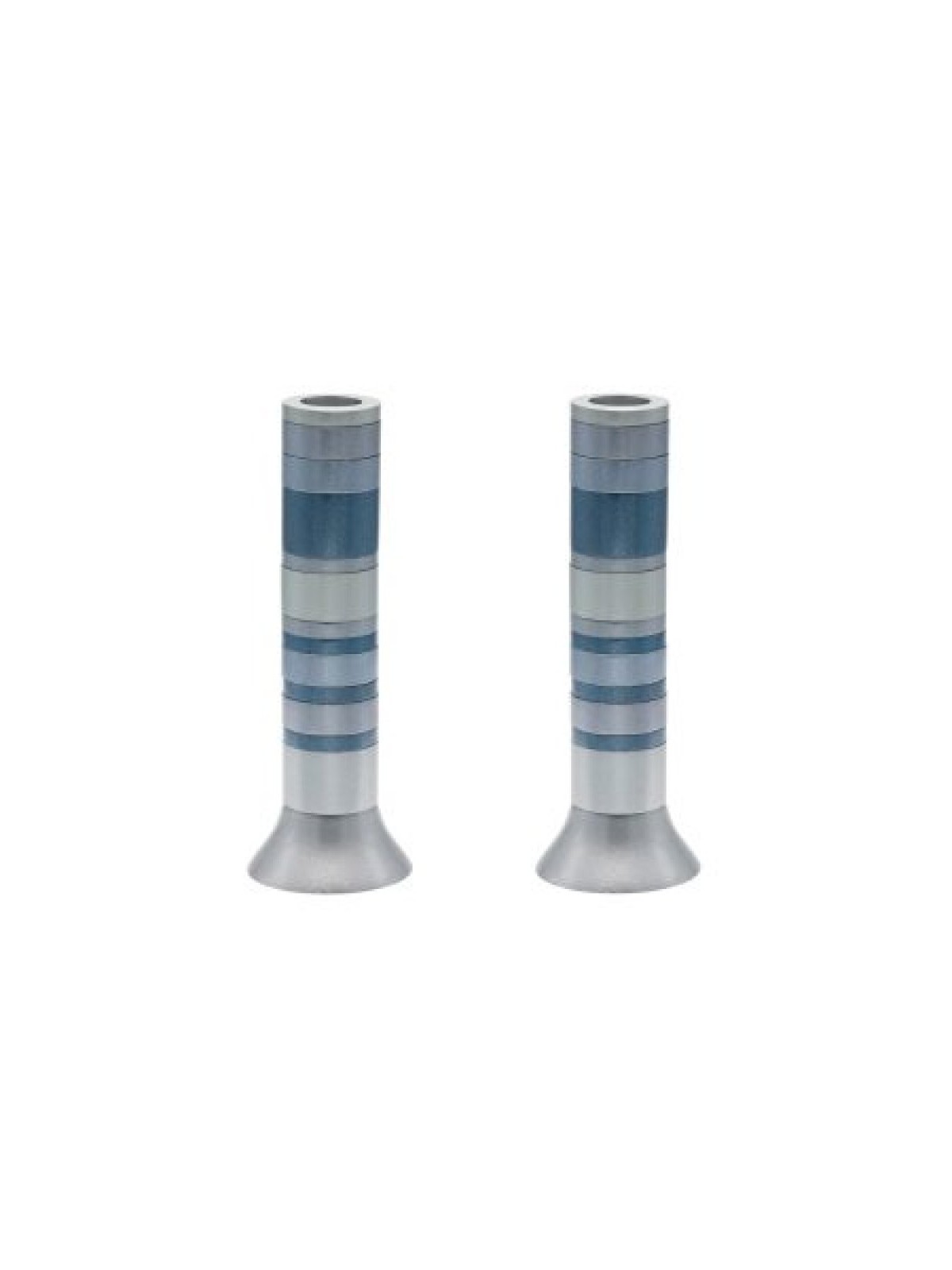 Yair Emanuel Pillar Candlesticks with Full Decorativ... | Candlesticks