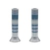 Yair Emanuel Pillar Candlesticks with Full Decorativ... | Candlesticks