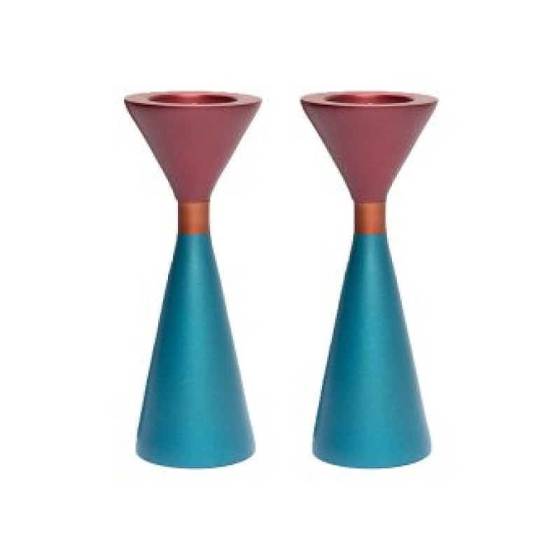Yair Emanuel Cone Candlesticks Two Sided and Two Col... | Candlesticks