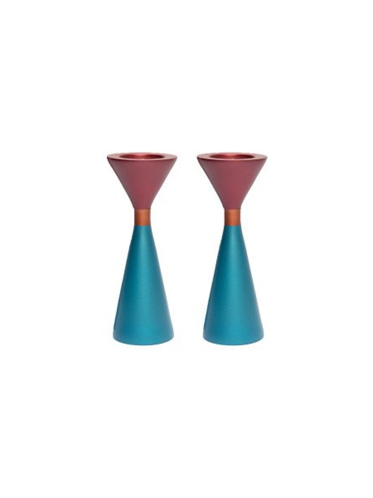 Yair Emanuel Cone Candlesticks Two Sided and Two Col... | Candlesticks