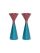 Yair Emanuel Cone Candlesticks Two Sided and Two Col... | Candlesticks