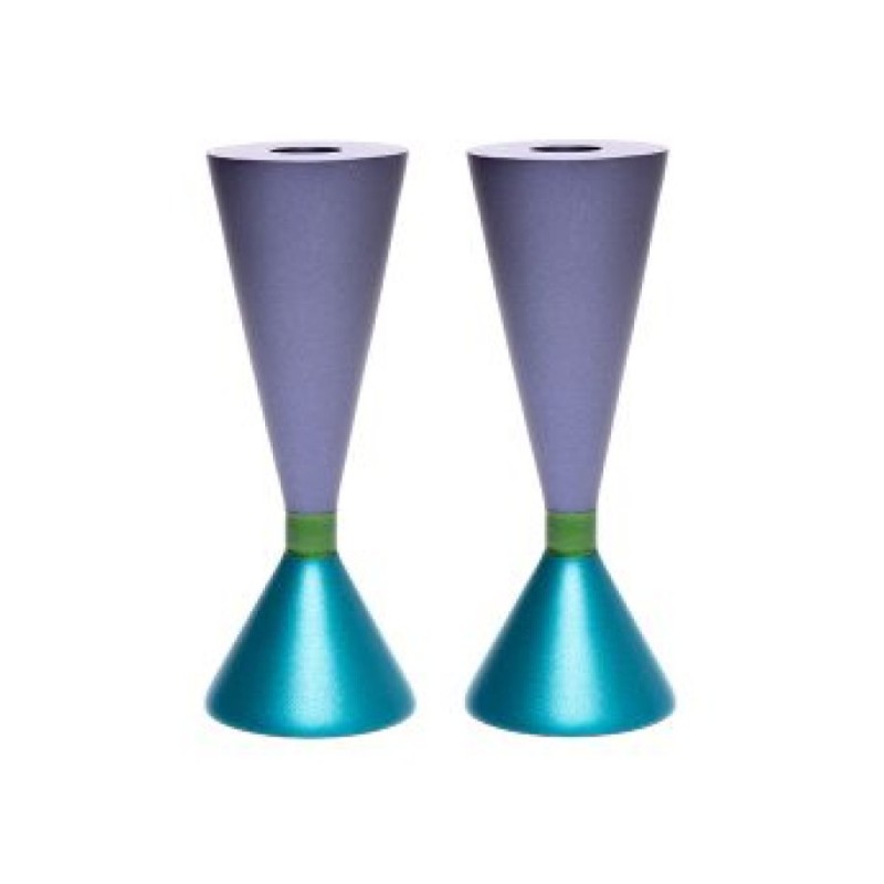Yair Emanuel Cone Candlesticks Two Sided and Two Col... | Candlesticks
