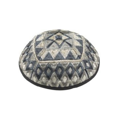 Yair Emanuel Kippah with Silk Embroidere... | Kippot & Hats by Emanuel