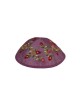Yair Emanuel Kippah %96 Embroidered Red ... | Kippot & Hats by Emanuel