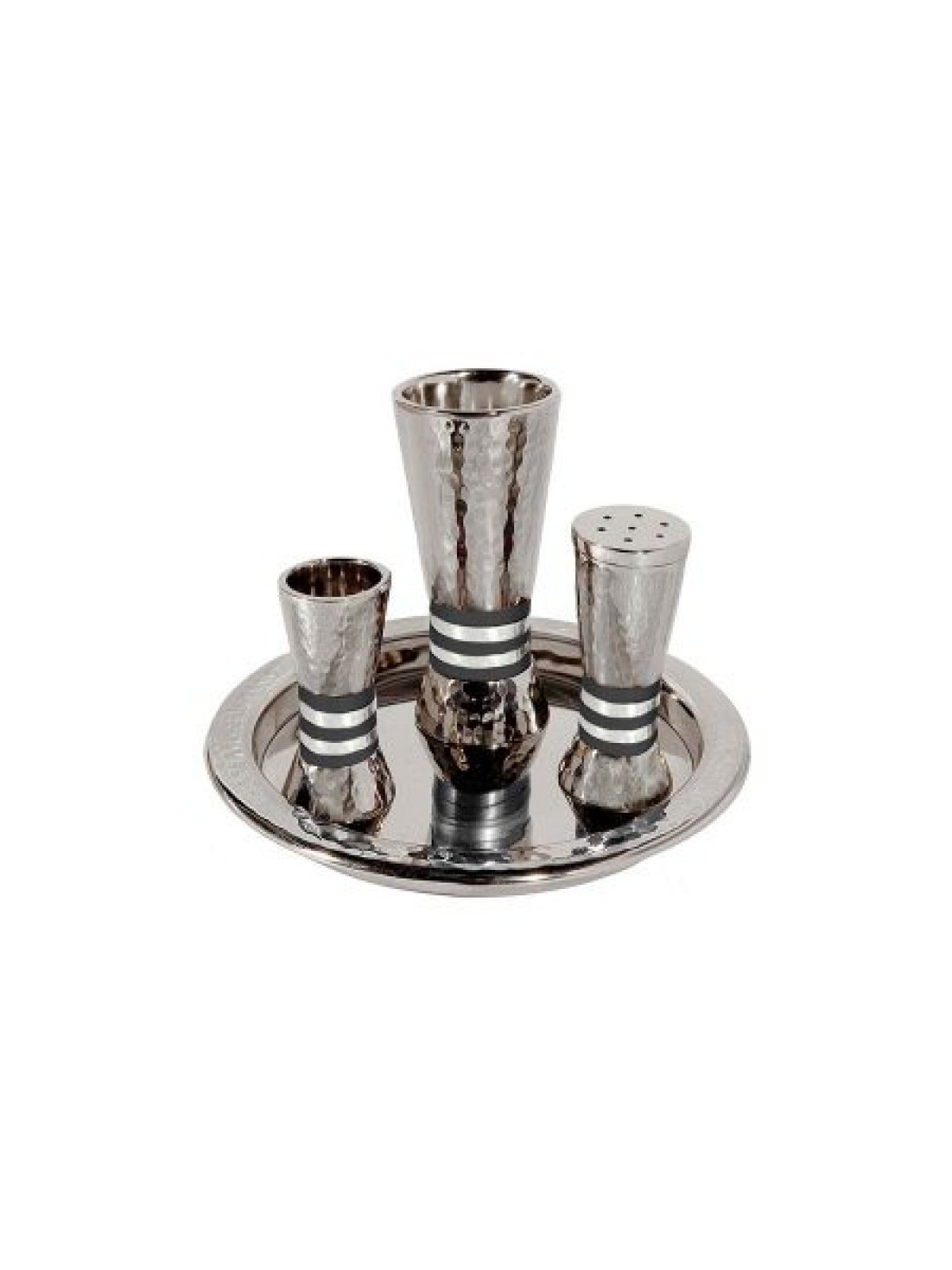 Yair Emanuel Hammered Aluminum Cone Shaped Havdalah... | Havdalah Sets