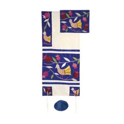Yair Emanuel Embroidered Raw Silk Tallit ... | Jewish Gift from Israel
