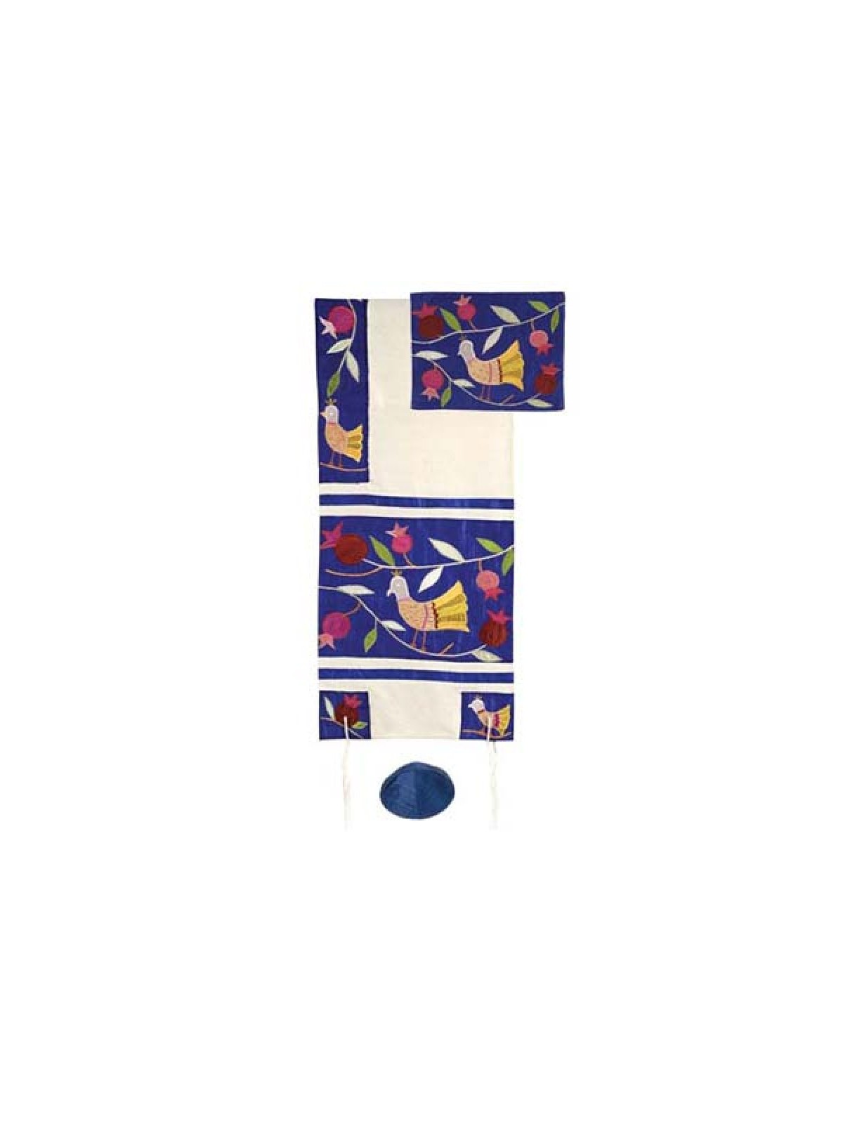 Yair Emanuel Embroidered Raw Silk Tallit ... | Jewish Gift from Israel