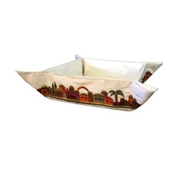 Yair Emanuel Embroidered Silk Matzah or ... | Matzah & Afikoman Covers