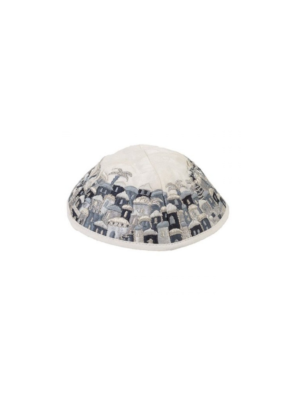Yair Emanuel Kippah Embroidered Jerusale... | Kippot & Hats by Emanuel