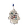 Hamsa Wall Decoration with Colorful Breastplate and H... | Metal Hamsa