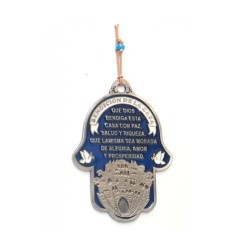 Hamsa Wall Decoration Spanish Home Blessing with Jeru... | Metal Hamsa