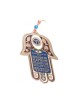 Hamsa Wall Decoration Colored Chai Good Luck Symbols ... | Metal Hamsa