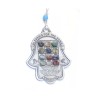 Hamsa Wall Decoration with Colorful Breastplate and E... | Metal Hamsa