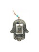 Hamsa Wall Decoration with Jerusalem Design and Inner... | Metal Hamsa