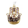 Hamsa Wall Decoration %96 Jerusalem Images Star of Da... | Metal Hamsa